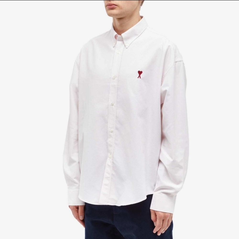 SOLD Ami Classic Rose Shirt, Boxy Fit
